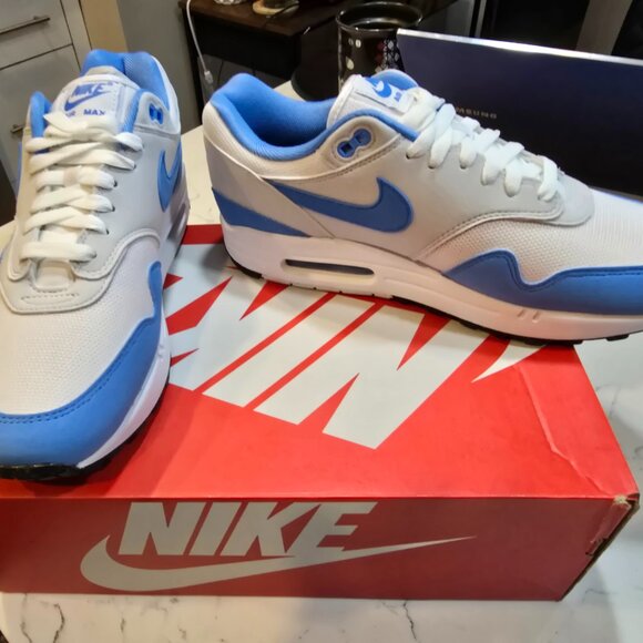 Nike Air Max 1 University BLUE FD9082-103 Mens Size 10 Shoes Sneakers NEW - Picture 2 of 13